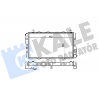 354945 KALE OTO RADYATÖR Радіатор охолодження двигуна