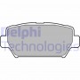 LP3433 DELPHI Комплект гальмівних колодок дисковий гальм