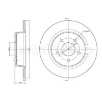 800-1251C CIFAM Гальмівний диск