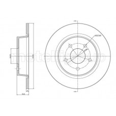 800-1251C CIFAM Гальмівний диск