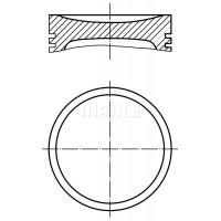 040 11 00 MAHLE Поршень
