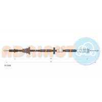 57.0226 ADRIAUTO Тросик, cтояночный тормоз