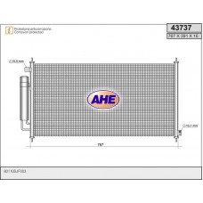 43737 AHE Конденсатор кондиціонера