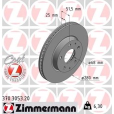 370.3053.20 ZIMMERMANN Гальмівний диск