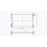 350213183300 MAGNETI MARELLI Радіатор охолодження двигуна