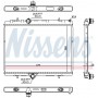 636029 NISSENS Радіатор охолодження двигуна