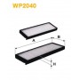 WP2040 WIX FILTERS Фільтр повітря у внутрішньому просторі