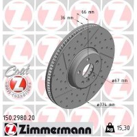 150.2980.20 ZIMMERMANN Гальмівний диск