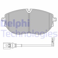 LP3652 DELPHI Комплект гальмівних колодок дисковий гальм