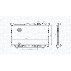 350213179600 MAGNETI MARELLI Радіатор охолодження двигуна