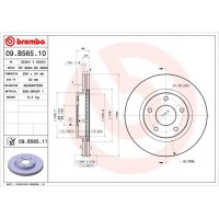 09.B565.11 BREMBO Гальмівний диск