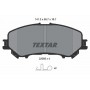 2206503 TEXTAR Комплект гальмівних колодок дисковий гальм