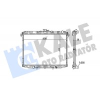 351890 KALE OTO RADYATÖR Радіатор охолодження двигуна