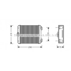 MS6171 AVA QUALITY COOLING Теплообмінник обігрів салону