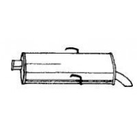 20636 SIGAM Глушник вихлопних газів кінцевий