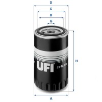 23.429.00 UFI Масляний фільтр