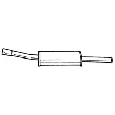 30602 SIGAM Глушник вихлопних газів кінцевий