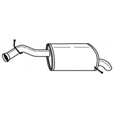 46622 SIGAM Глушник вихлопних газів кінцевий