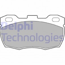 LP506 DELPHI Комплект гальмівних колодок дисковий гальм
