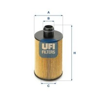 25.112.00 UFI Масляний фільтр