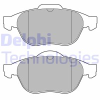 LP3692 DELPHI Комплект гальмівних колодок дисковий гальм