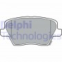 LP3386 DELPHI Комплект гальмівних колодок дисковий гальм