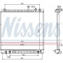 69484 NISSENS Радіатор охолодження двигуна