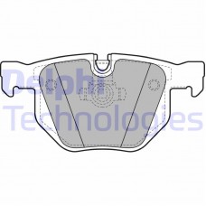 LP1927 DELPHI Комплект гальмівних колодок дисковий гальм