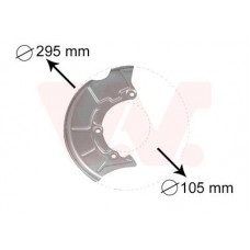 5888372 VAN WEZEL Відбивач диск гальмівного механізму