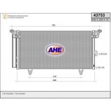 43753 AHE Конденсатор кондиціонера