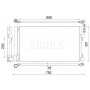 AC 486 000S MAHLE Конденсатор кондиціонера