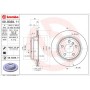 09.B338.11 BREMBO Гальмівний диск