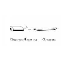 500272 ERNST Середній глушник вихлопних газів