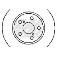 15558 MAPCO Гальмівний диск