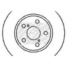 15558 MAPCO Гальмівний диск