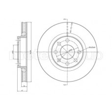 23-0166 METELLI Гальмівний диск