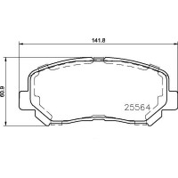 P 37 019 BREMBO КомплеК т гальмівних колодок, дискове гальмо