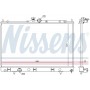 628964 NISSENS Радіатор охолодження двигуна