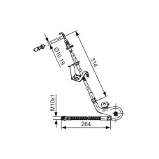 1 987 481 427 BOSCH Гальмівний шланг