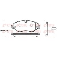 1245.10 REMSA КомплеК т гальмівних колодок, дискове гальмо