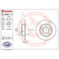 08.9084.11 BREMBO Гальмівний диск