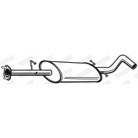 21708 WALKER Середній глушник вихлопних газів