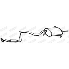 18636 WALKER Глушник вихлопних газів кінцевий