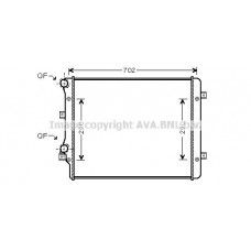 VN2207 AVA QUALITY COOLING Радіатор охолодження двигуна