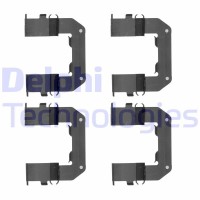 LX0515 DELPHI Комплектуючі колодки дискового гальма