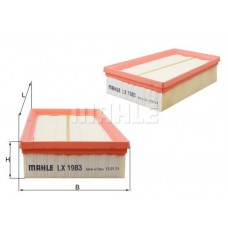 LX 1983 MAHLE Повітряний фільтр