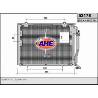 53178 AHE Конденсатор кондиціонера