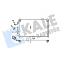 345190 KALE OTO RADYATÖR Конденсатор кондиціонера