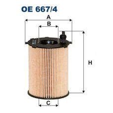 OE 667/4 FILTRON Масляний фільтр