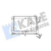 342535 KALE OTO RADYATÖR Конденсатор кондиціонера